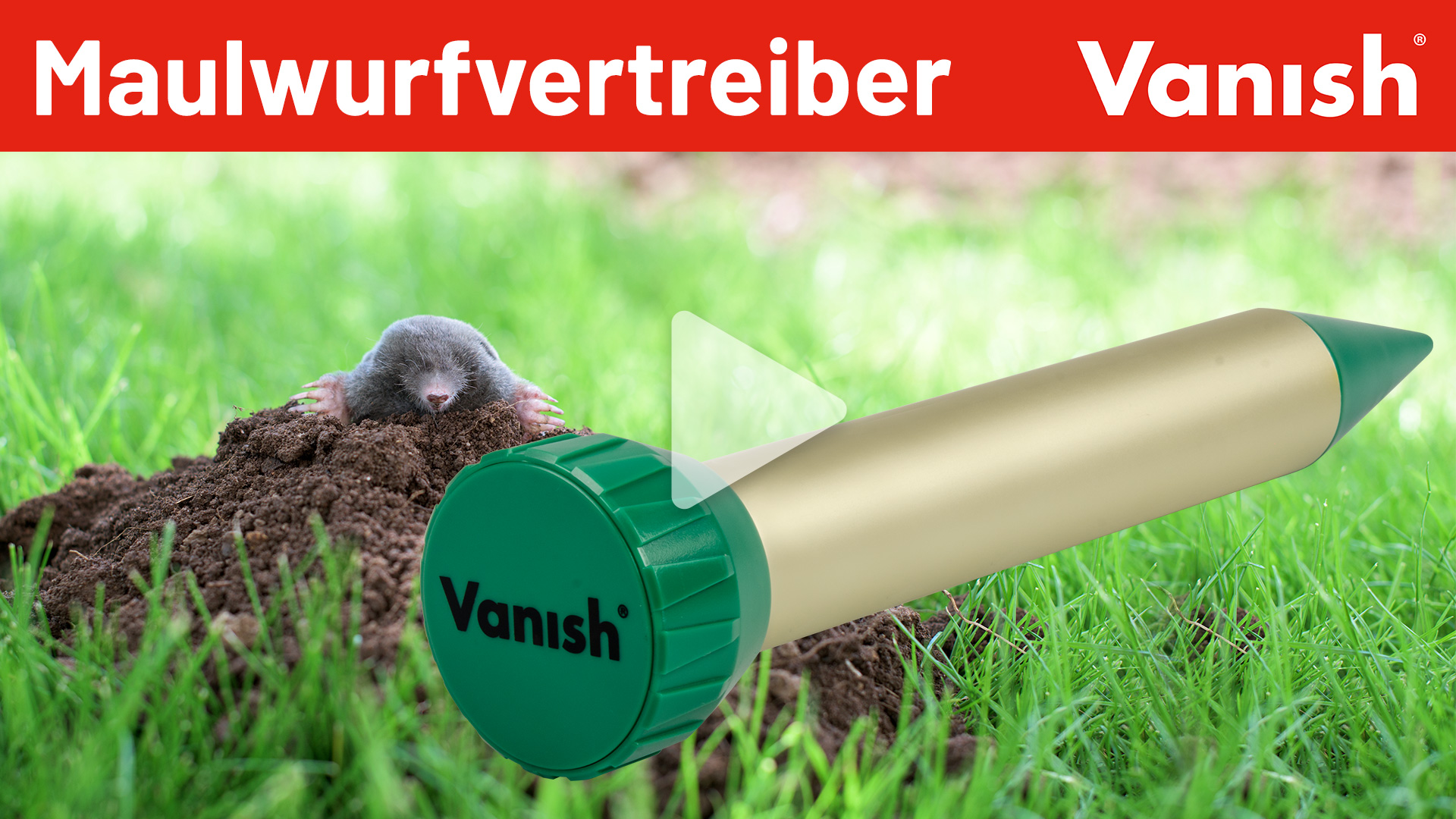 Vanish Maulwurfvertreiber fr den Garten Vanish Maulwurfvertreiber fr den Garten